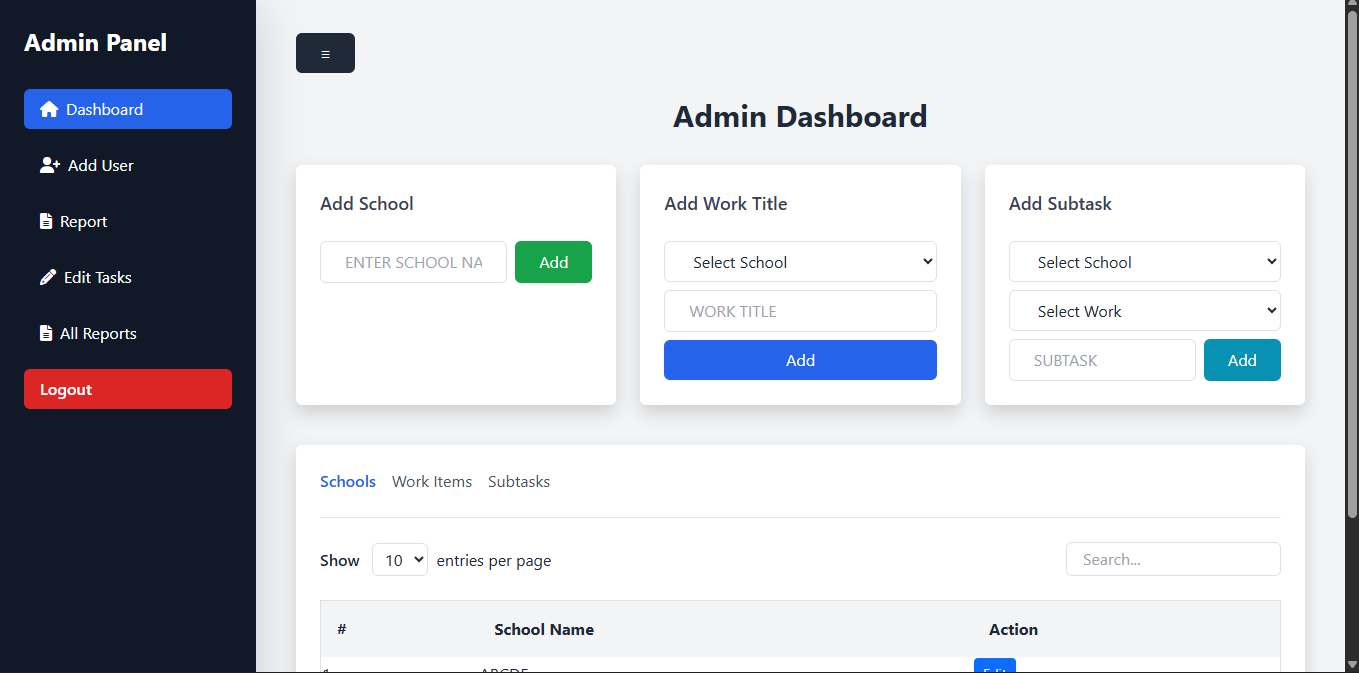 School Dashboard